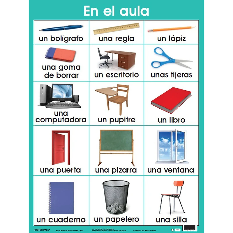 Poster Pals® Spanish Essential Classroom Posters
