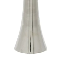 Silver Modern Candle Holder Set