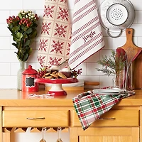 DII® Assorted Jingle Dishtowel Set