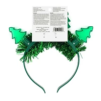 Green Light Up Christmas Tree Headband by Celebrate It™