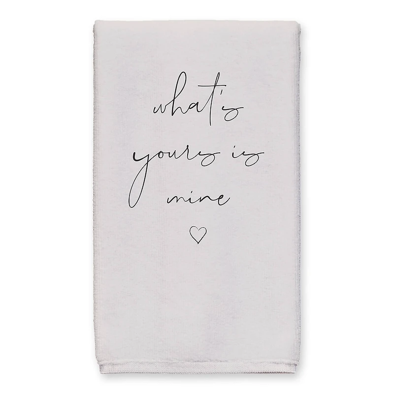 What's Mine is Yours and Yours is Mine 16" x 25" Tea Towel - Set of 2