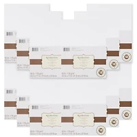 12 Packs: 100 ct. (1,200 total) White Gold 8.5" x 11" Shimmer Cardstock Paper by Recollections™