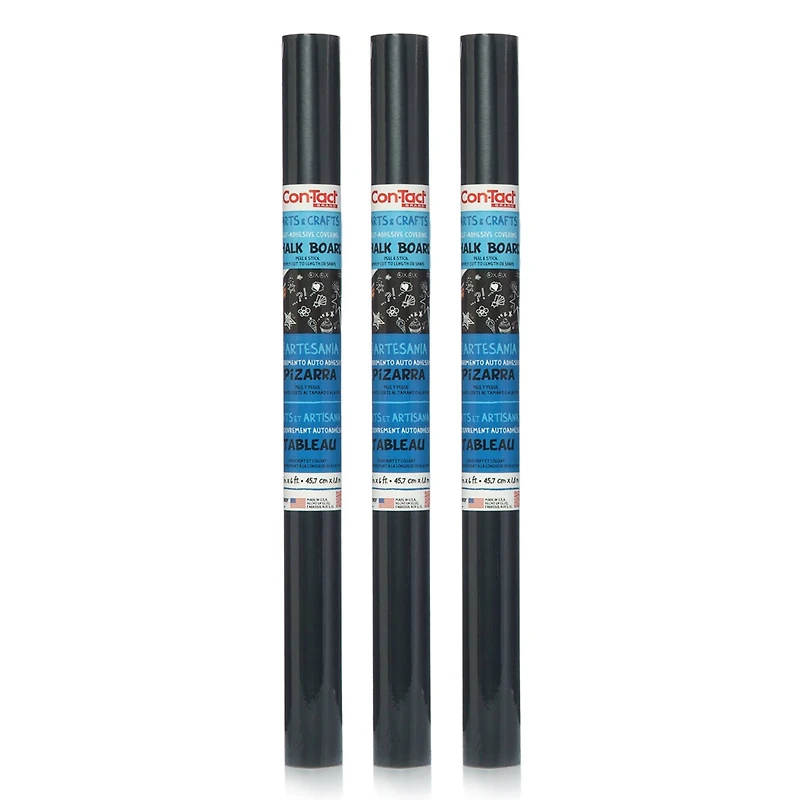 Con-Tact® Adhesive Chalkboard Roll, 3ct.