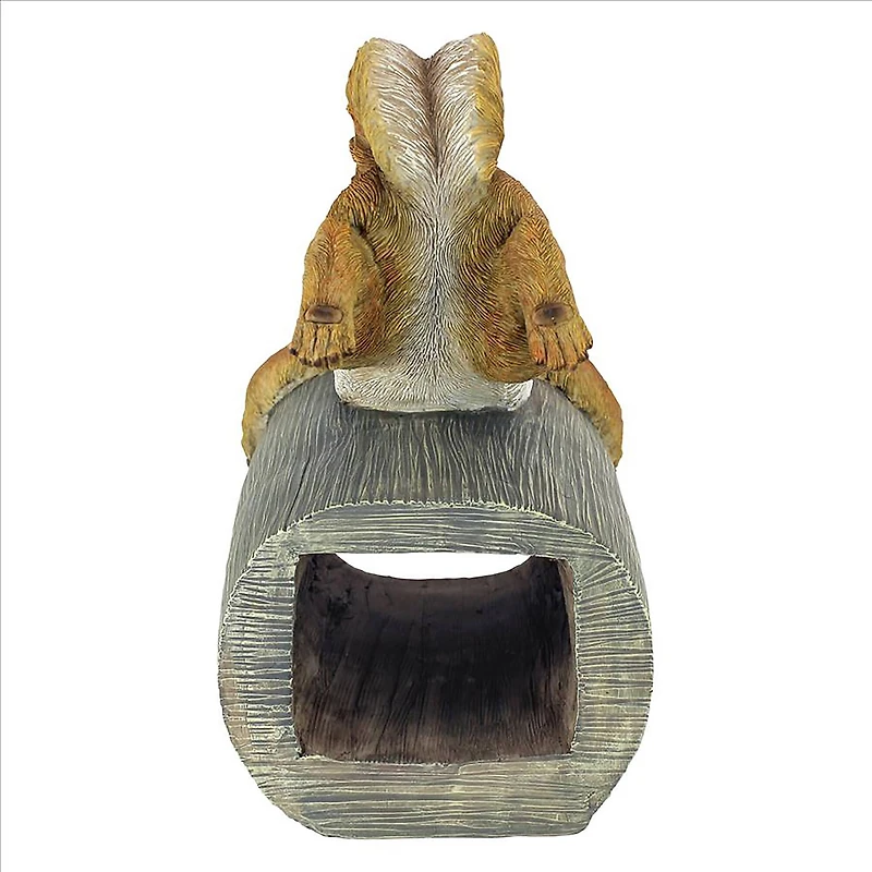 Design Toscano 10.5" Crash the Squirrel Gutter Guardian Downspout Statue