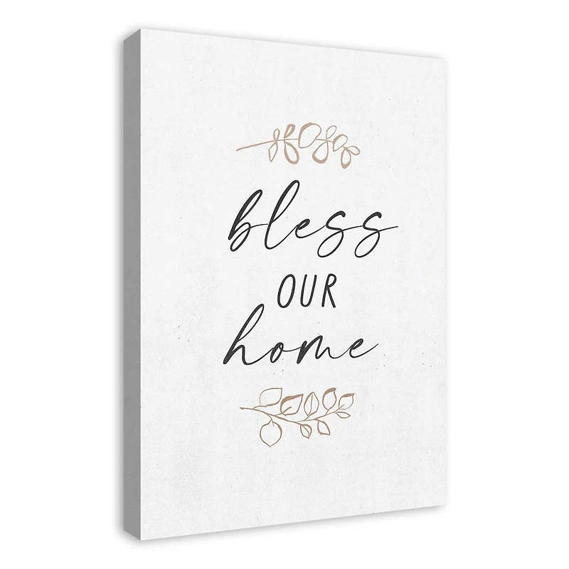 Bless This Home 20" x 30" Canvas Wall Art
