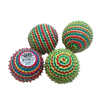 Kess® Drop Dots Rainbow Swirl Ball