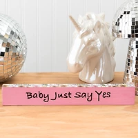 12" Unfinished Wooden Slat Surface