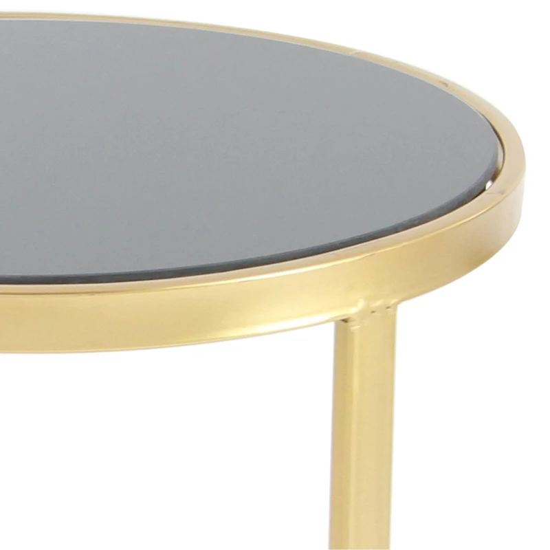 Contemporary Metal Accent Table Set