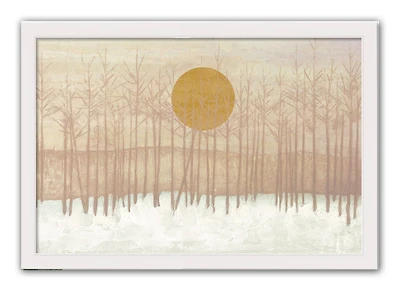 Golden Landscape Framed Print