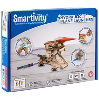 Elenco® Smartivity® Hydraulic Plane Launcher Wooden Model Engineering STEM Learning Toy