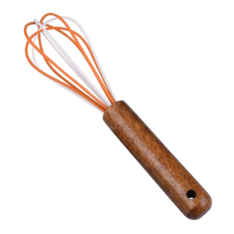 Mini Orange & White Whisk by Makery™