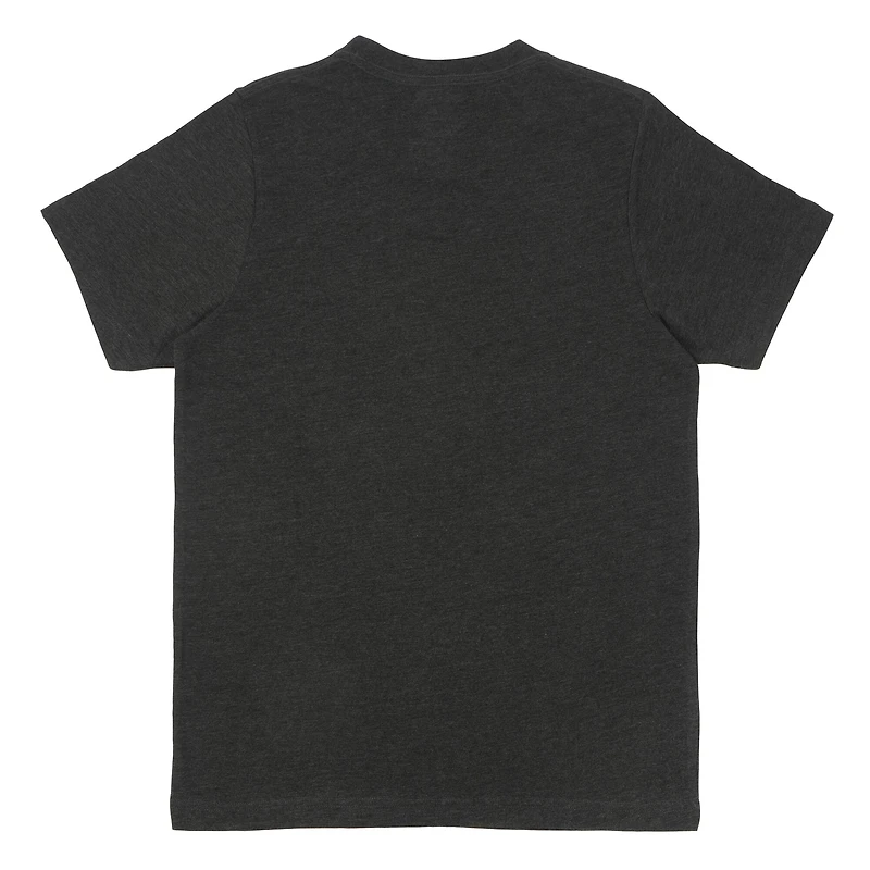 Pride Charcoal Rainbow Lightning Bolt Adult Crew Neck T-Shirt by Celebrate It