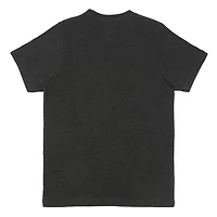 Pride Charcoal Rainbow Lightning Bolt Adult Crew Neck T-Shirt by Celebrate It