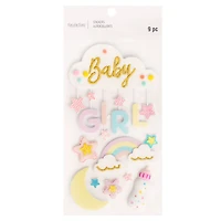 Baby Girl Cloud Dimensional Stickers by Recollections™