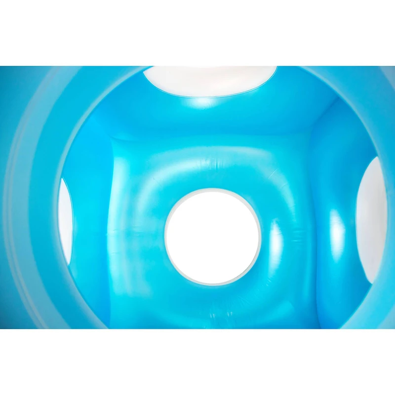 Swimline 49" Blue Inflatable Ice Cube Habitat Pool Float