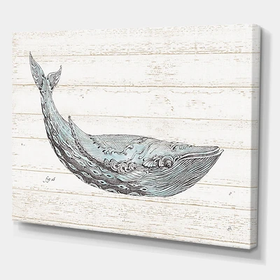 Designart - Blue Whale Watercolor