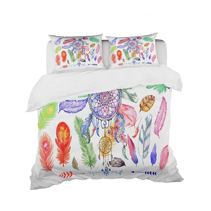 Designart 'Indian Dream Catcher' Southwestern Bedding Set