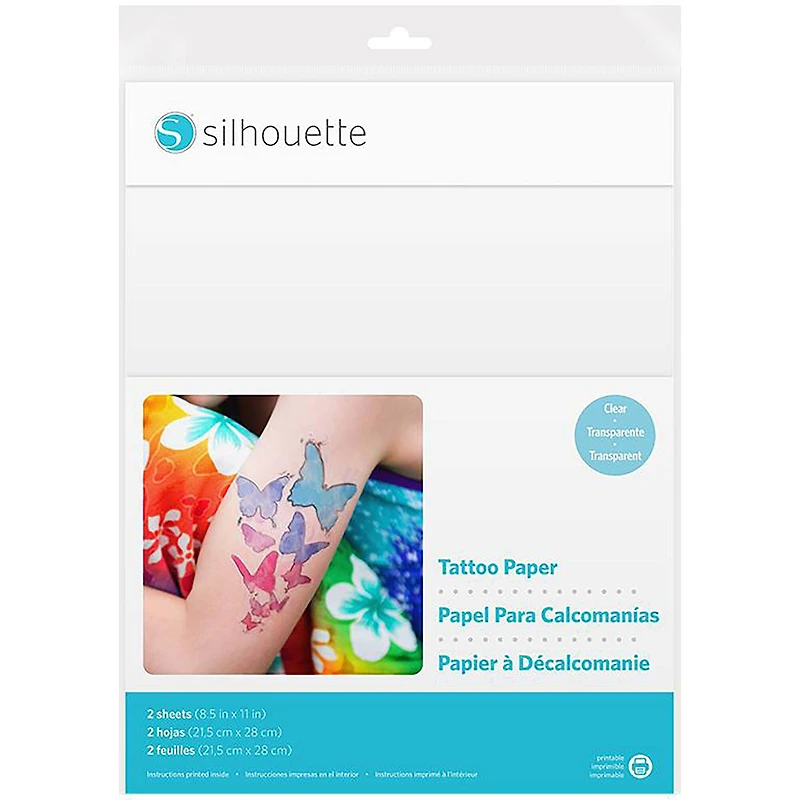 Silhouette® Temporary Tattoo Paper