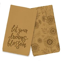 Let Your Dreams Blossom Tea Towel Set