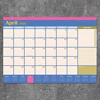 2026 Sherbet Medium Desk Pad Monthly Blotter Calendar