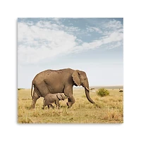 By Mom'S Side Canvas Giclee