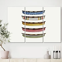Designart - Five Canoes