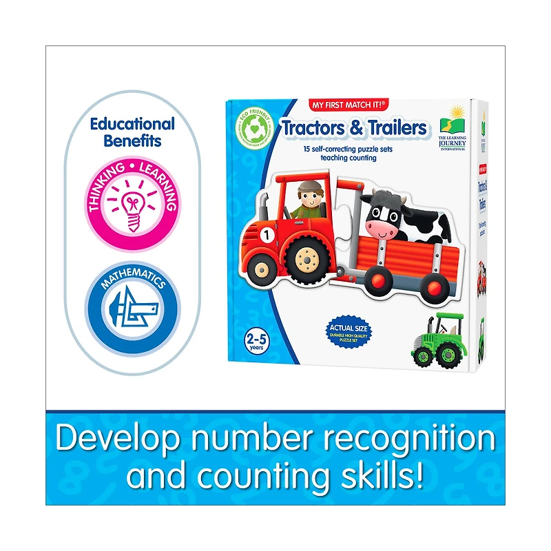 My First Match It! - Tractors & Trailers