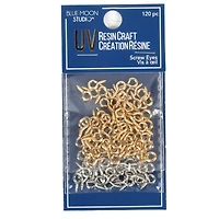 Blue Moon Studio™ UV Resin Craft Screw Eyes