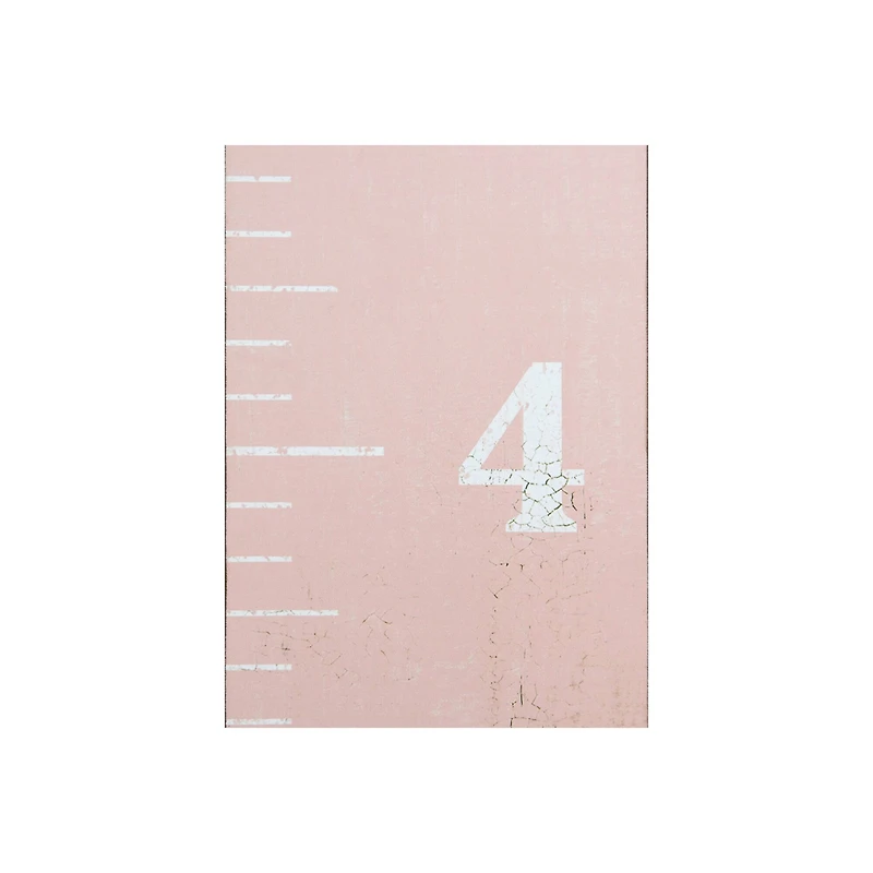 Hello Honey® 66'' Pink Growth Chart Ruler Wall Décor