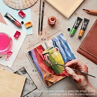 Arteza 19 Piece Abstract Wood Painting Kit