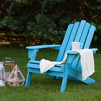 36" Classic Folding Wooden Adirondack Chair