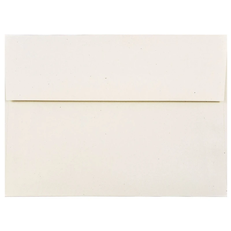 JAM Paper A7 Genesis Milkweed Recycled Invitation Envelopes, 50ct.