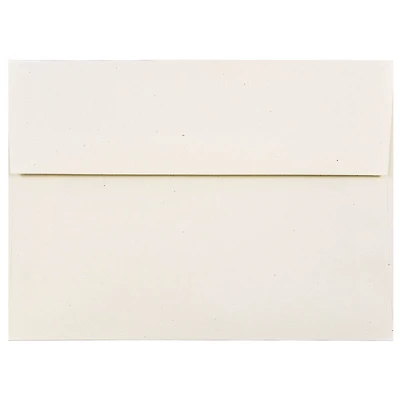 JAM Paper A7 Genesis Milkweed Recycled Invitation Envelopes, 50ct.