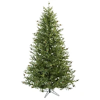7.5ft. Pre-Lit Classic Pine & Pinecone Artificial Christmas Tree, Clear Lights
