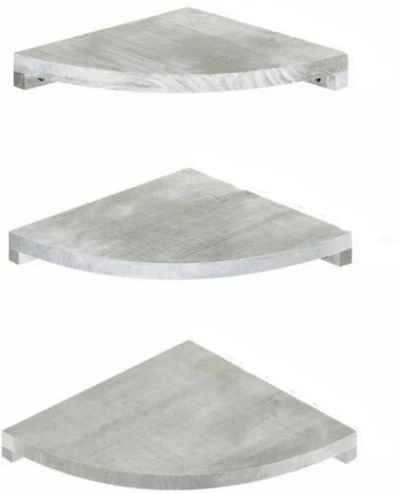 Olive Green Floating Corner Wall Shelf Set