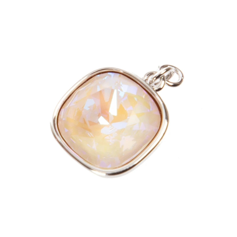 Cream Austrian Crystal Cushion Cut Charm by Bead Landing™