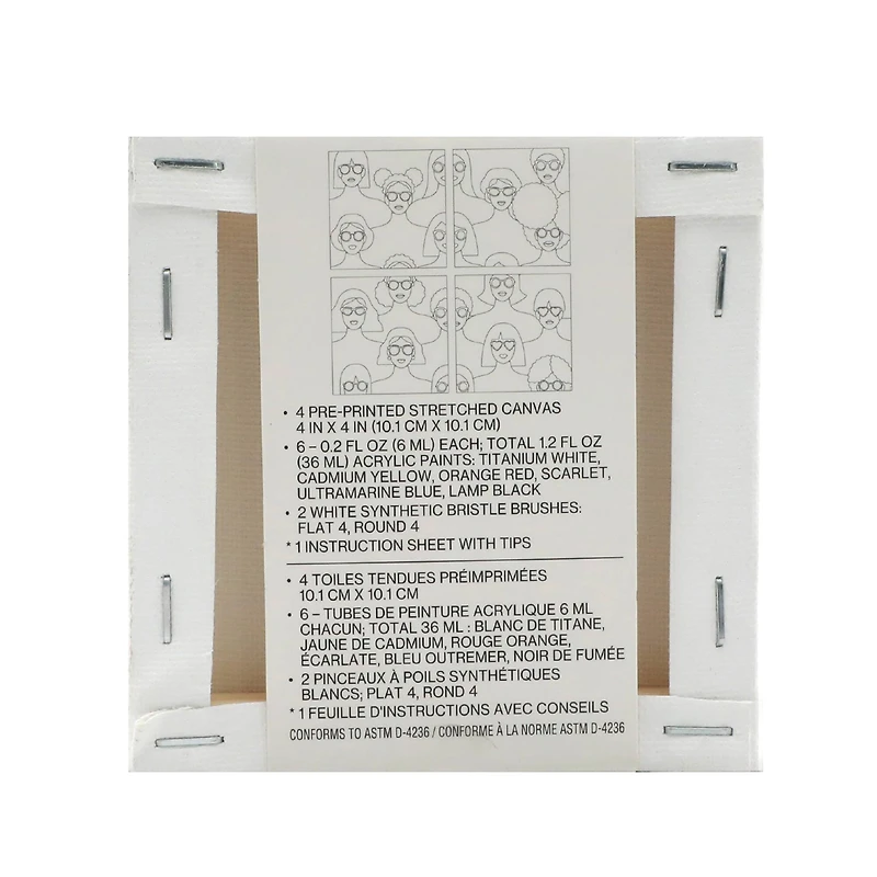 People Mini Canvas Painting Kit by Craft Smart®