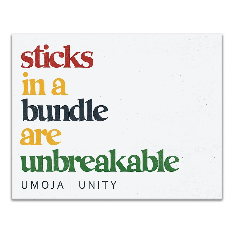 Sticks In A Bundle Canvas Wall Art