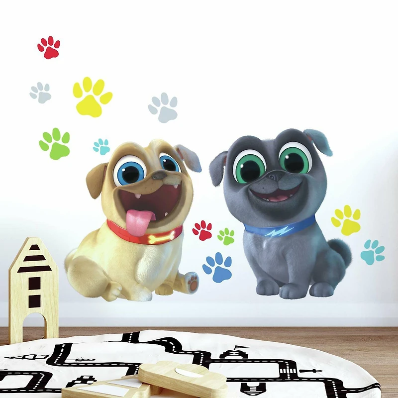 RoomMates Puppy Dog Pals Peel & Stick Giant Wall Decals