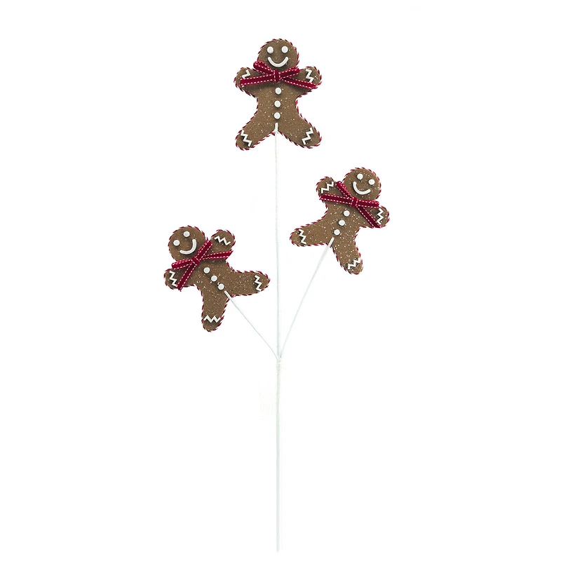 30" Brown Gingerbread Man Stem by Ashland®