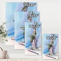 Designart - Cherry Blossom In Glass Jar