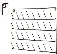 HAITARL® Brown 32-Spool Wall-Mounted Sewing Thread Rack