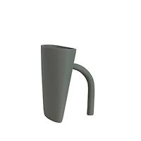 Hello Honey® Bloomingville 8.5" Gray Modern Textured Metal Vase