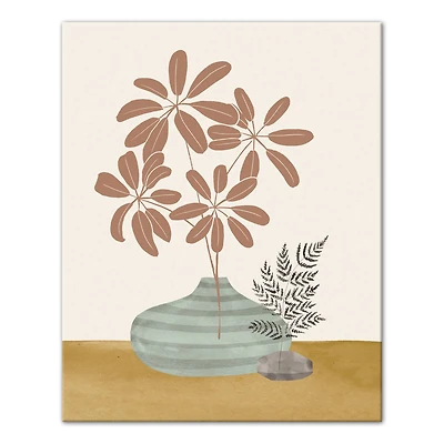 Warm Schefflera Vace 16" x 20" Canvas Wall Art