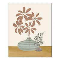 Warm Schefflera Vace 16" x 20" Canvas Wall Art