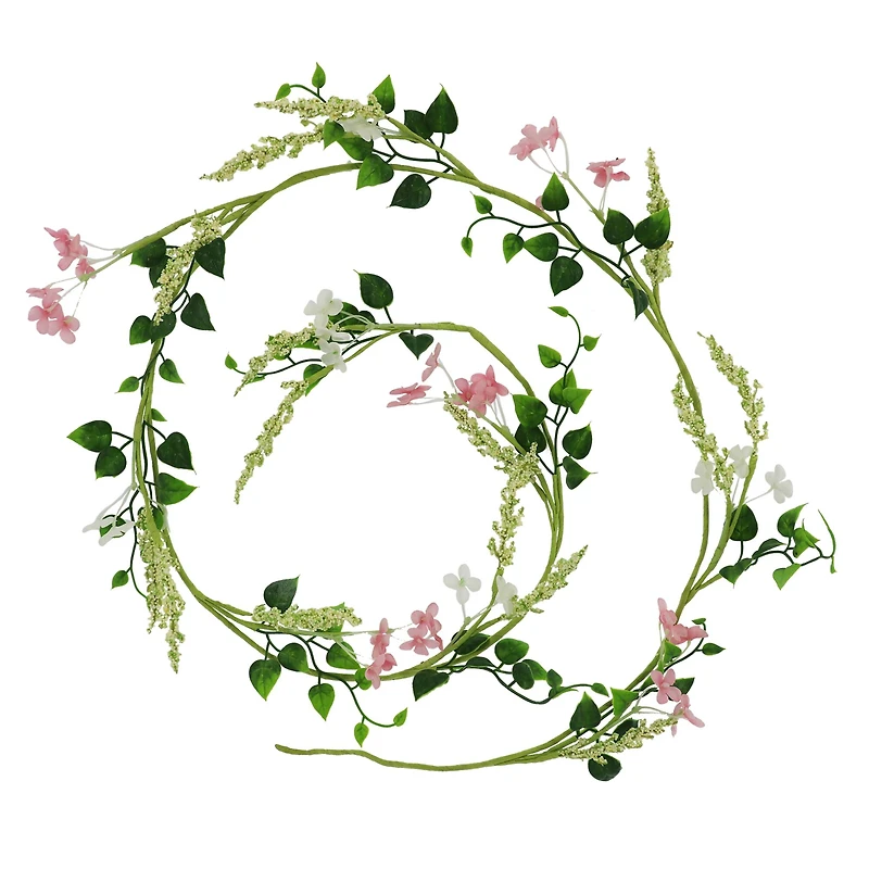 5ft. Mixed Heather Coiled Garland by Ashland® 