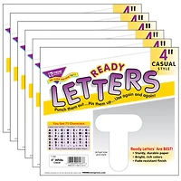TREND Enterprises® 4" Casual Uppercase Ready Letters