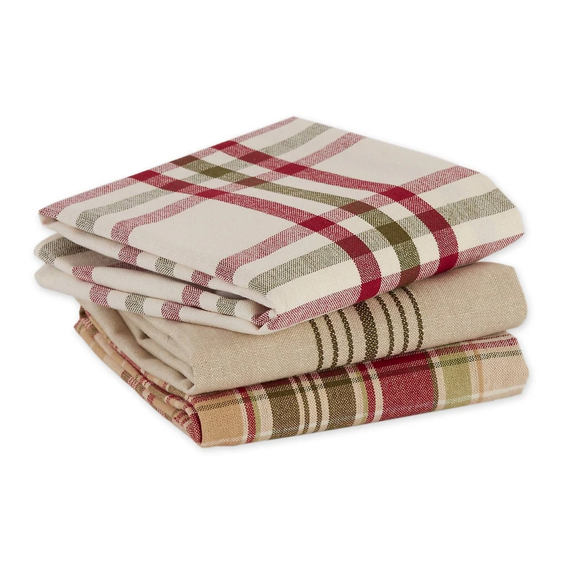 DII® Give Thanks Plaid Dishtowel Set