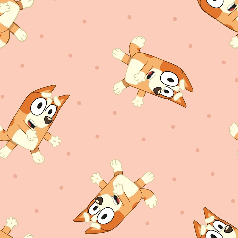 Bluey Bingo Toss Cotton Fabric