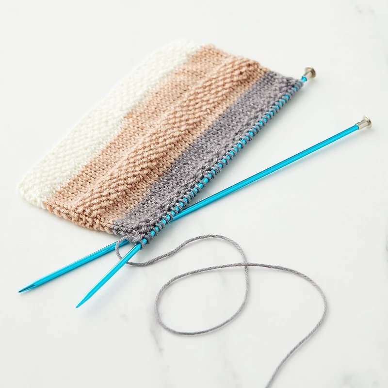 10" Anodized Aluminum Knitting Needles by Loops & Threads